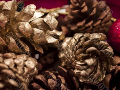Basket of Pinecones