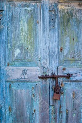 a locked door