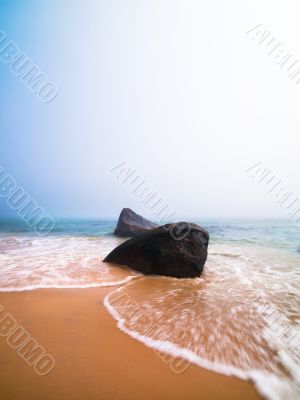 blurry waves