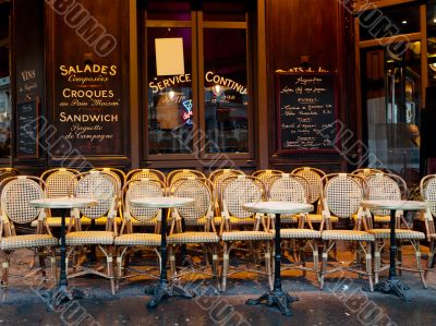 cafe tables and chairs
