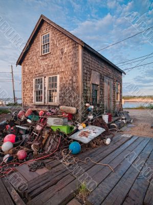 fishing cabin