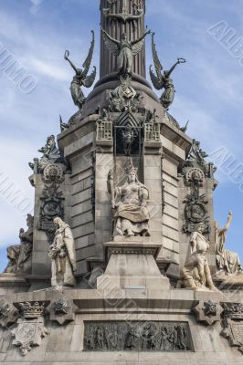 low angle shot of a historic building in barcelona spain