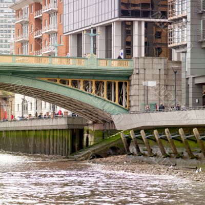 bridge over water in london