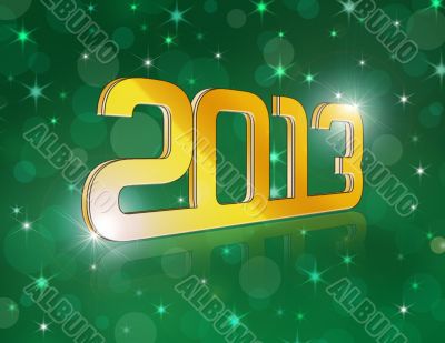 New Year 2013 Greeting Card 