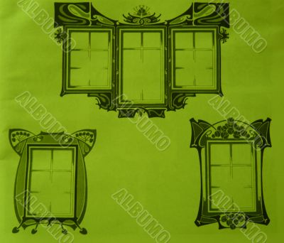 Ornament in form of windows.
