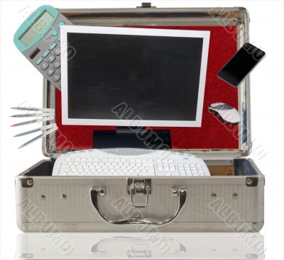Office in the suitcase