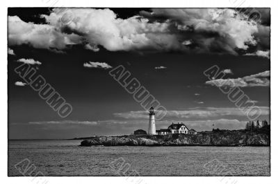 Contrasted Lighthouse