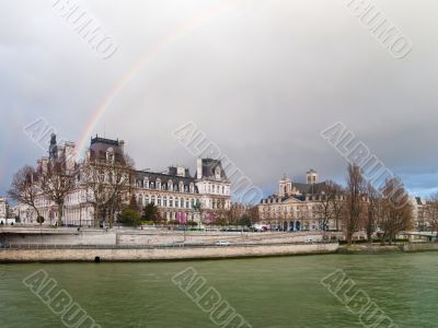 The view across the Seine
