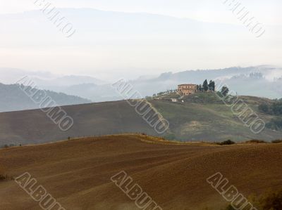 Tuscan Valley in Morning