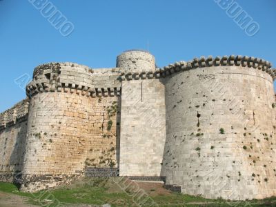 Medieval Crusaders fortress