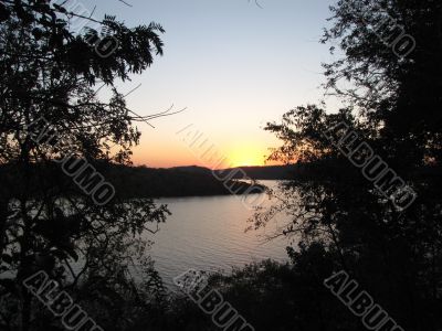 sunrise on lake kariba