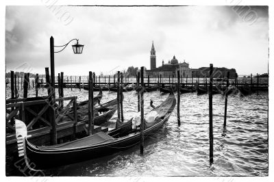 gondolas in venice