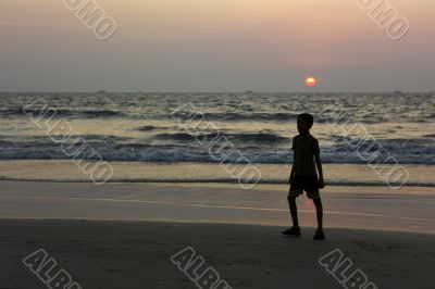 Child on the Beach