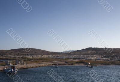 ship dock at greece