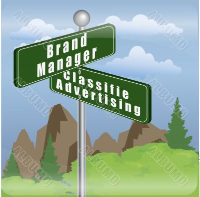 brand manager and classified advertising post