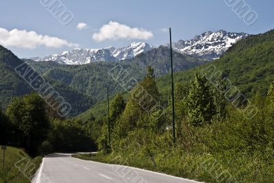 road for mountain