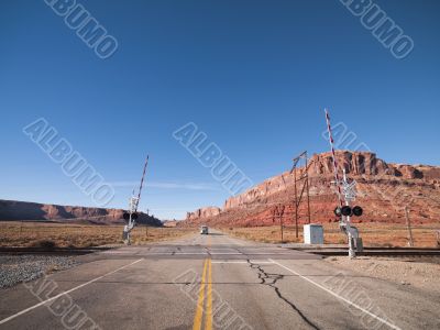 arizona canyon eroded road