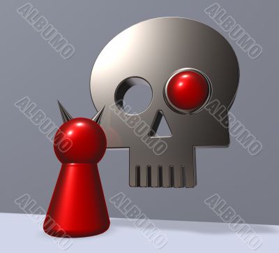devil and skull