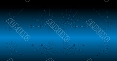 abstract design on blue