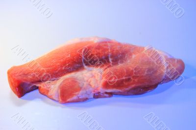meat on a light background