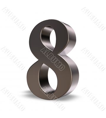 metal number eight