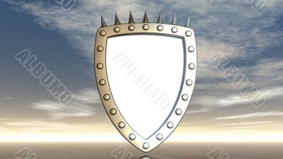 shield with prickles