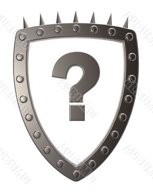 shield with question mark