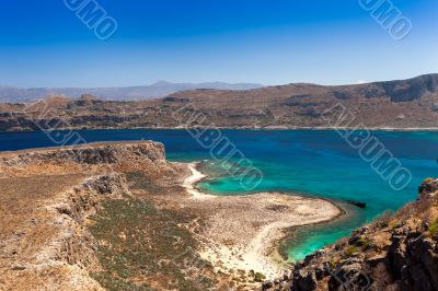 View from the island of Gramvousa