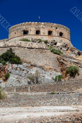 The island-fortress of Spinalonga.