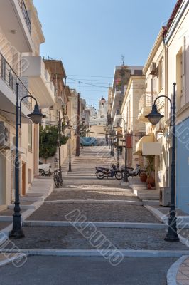 Street city of Sitia