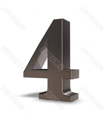 metal number four