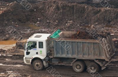 Dump truck.