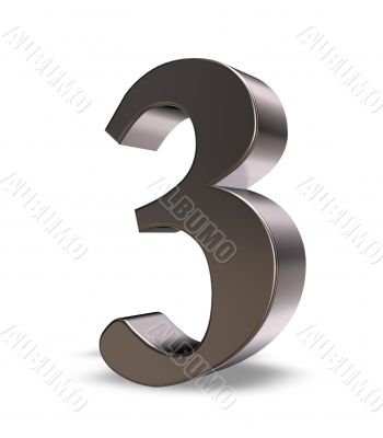 metal number three
