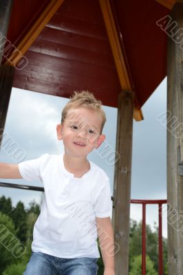 Little boy at the playground