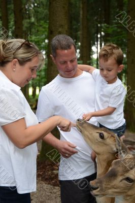 Family trip to the wildlife park