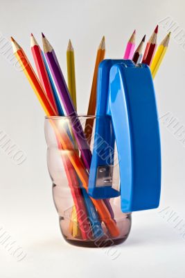 Set of stationery.