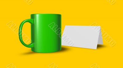 cup and card