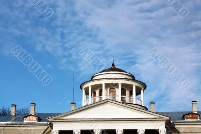 Dome of the old-time estate 