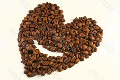 Coffee beans.