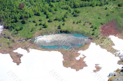 Caucasus mountains Dombai