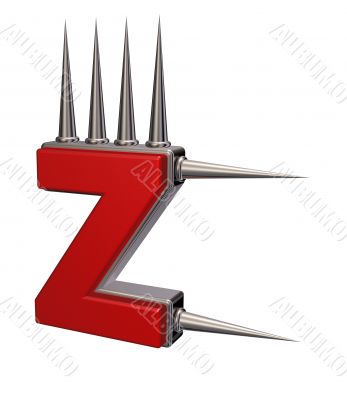 prickles letter z
