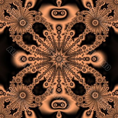 Fractal ceramic tile