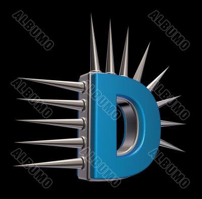 prickles letter d