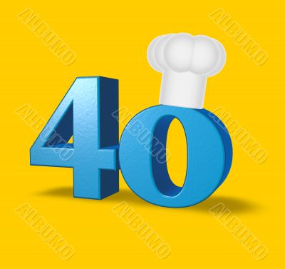 number forty cook