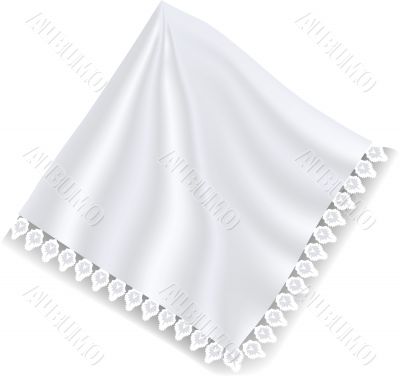 white napkin