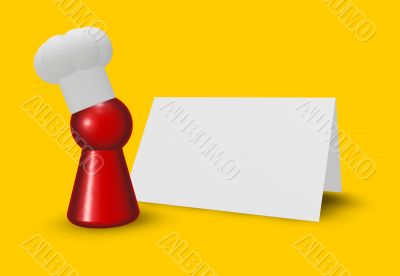 cook and blank card
