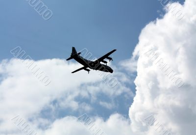 An-12 in flight