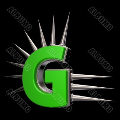 prickles letter g