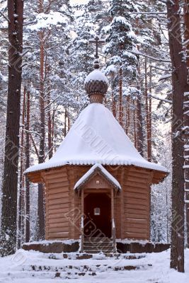 Wooden chapel.