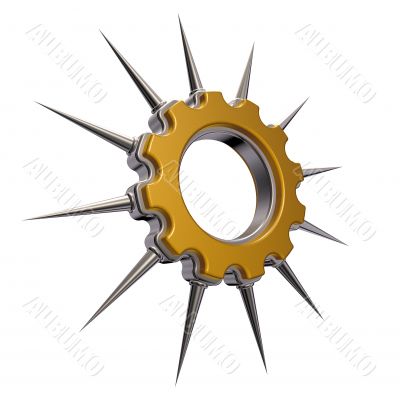 prickles gear wheel
